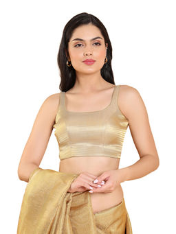 SALWAR STUDIO - Self Design Tissue Readymade Blouse