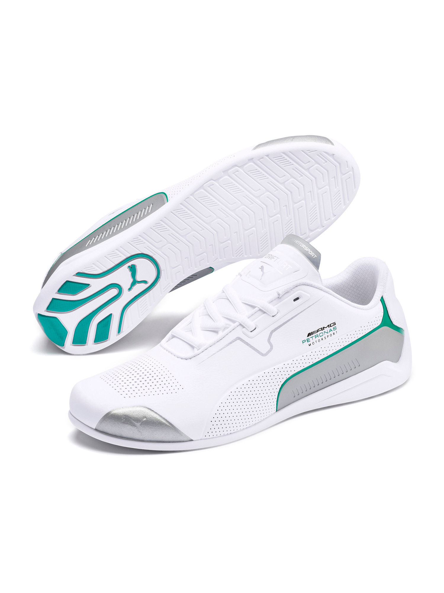 puma mercedes drift cat 8 lace up casual shoes
