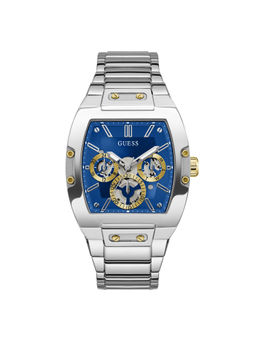 Guess - Men Blue Analog Rectangular Dial Watch - GW0456G5