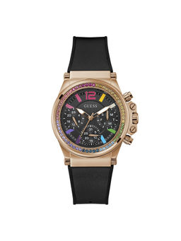 Guess - Women Black Analog Round Dial Watch - GW0562L3