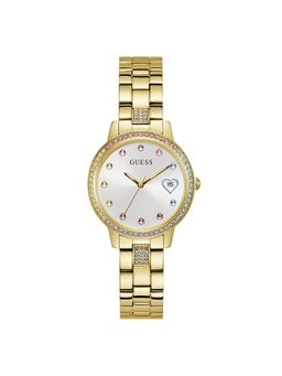 Guess - Women White Analog Round Dial Watch - GW0657L2