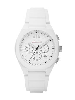 ARMANI EXCHANGE - Men White Silicone Watch AX4160