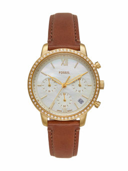 Fossil - Women Neutra Brown Leather Watch ES5278