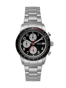 Fossil - Men Sport Tourer Silver Stainless Steel Watch FS6045