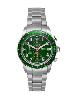 Fossil - Men Sport Tourer Silver Stainless Steel Watch FS6048