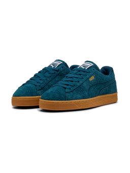 Puma - Unisex Teal Suede Forever Sneakers