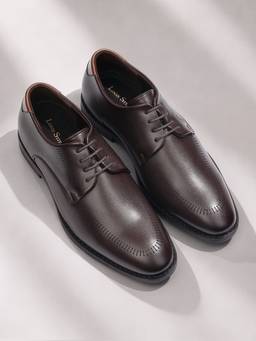 Louis Stitch - Men Brunette Brown Formal Derbies