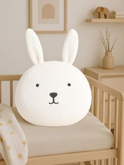 Mi Arcus - Premium Ultra Soft Rabbit Face Design White Cushion for Baby (6-12 Months)