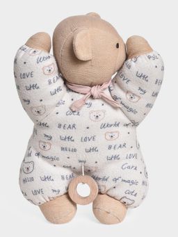 Mi Arcus - Teddy Musical Soft Toy-Beige (6-12 Months)