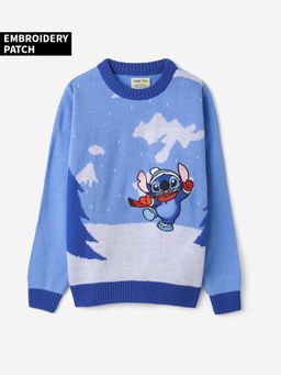 The Souled Store - Official Lilo and Stitch: Winter Fun Boys Sweater
