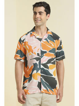Allen Solly - Men Multi Print Half Sleeves Casual Shirt
