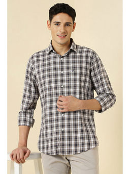 Allen Solly - Men Multi-Color Check Full Sleeves Casual Shirt