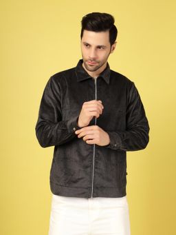 RIGO - Men Dark Grey Corduroy Jacket