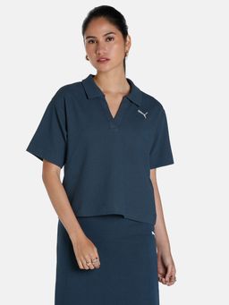 Puma - Her Womens Blue T-shirt