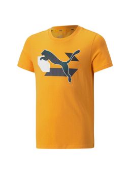 Puma - Alpha Graphic Boys Orange T-shirts