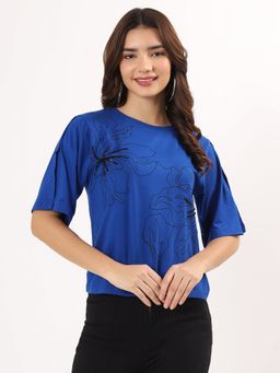 JUSTIN WHYTE - Classy Blue T-Shirt