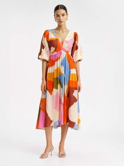 Poppi - Play Printed Midi Dress