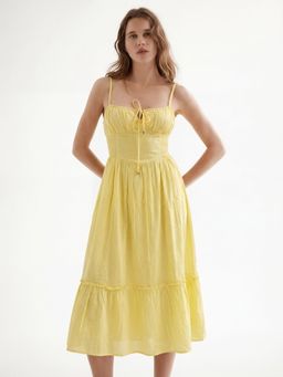 FELRIO - Yellow Lemon Whisper Dress