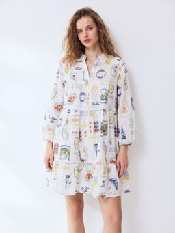 FELRIO - Multi-Color Printed Dress