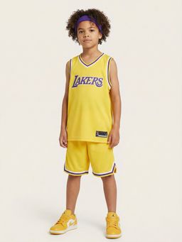 UMILDO - Boys Yellow Los Angeles Lakers Tank