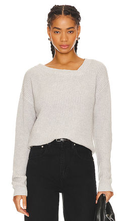 Bobi by Revolve - Asymmetric Neck Sweater
