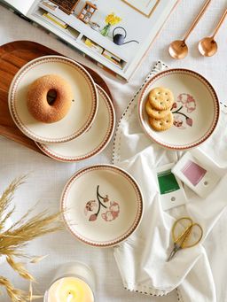The Wishing Chair - Kalahari Ceramic Dessert Plates (Set Of 4)