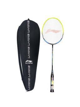 Li-Ning - Turbo X 70-G4 Strung Badminton Racquet (Black, Lime 86 g)