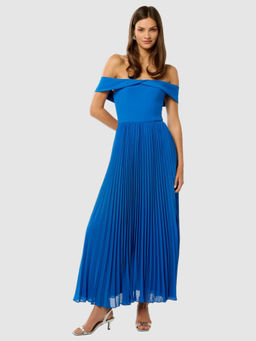Forever New - Louise Off Shoulder Pleat Maxi Dress