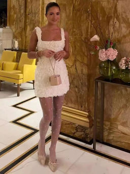 MISS MOSA BY AKANKSHA - Hanel Luxe 3D Floral Dress