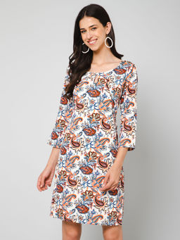PURYS - Paisley Print Dress