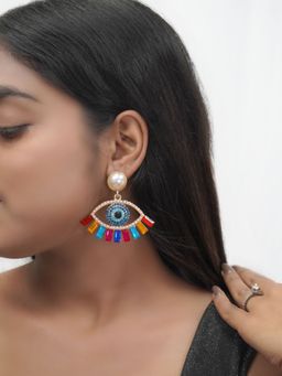 Niscka - Rhinestone Symbol Earrings