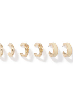 Forever New - Lilith Mixed Hoop Earrings Pack Of 3