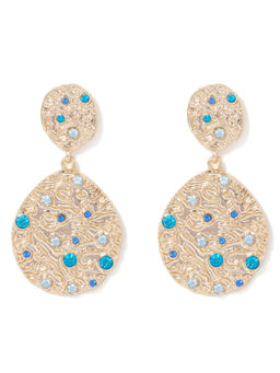 Forever New - Thais Texture Stone Drop Earring