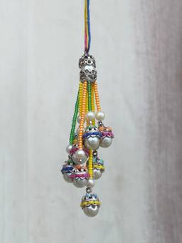 BeAbhika - Colorful Harmony Vivid Vintage Bhabhi Lumba With Roli Chawal