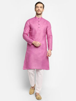 Devoiler - Regular Fit Long Kurta For Men