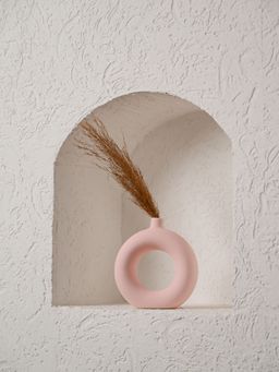 PUREZENTO - Donut Vase In Color Pink