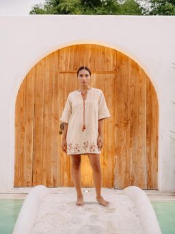 Auruhfy - Winds Of Muse Embroidered Dress