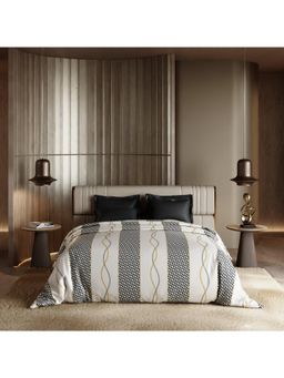 Stoa Paris - Baroque 300 TC Sateen Couture Crescendo Printed King Comforter