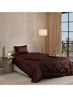 Stoa Paris - Date Night Hot Chocolate Bed In A Bag Single Bedsheet, Comforter with 1 Pillow Cover