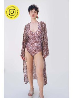 Essgee - Brown Jaffna Robe Style Cover Up