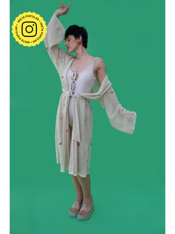 Essgee - Emra Natural Kimono with Belt