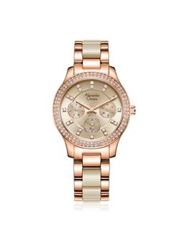 Alexandre Christie - Ac 2A32 Bfb Ladies Multifunction Watch - Gold Multi - Color (S)
