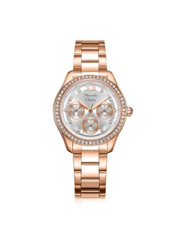 Alexandre Christie - Ac 2A69 Bfb Ladies Multifunction Watch - Silver Rose Gold (S)
