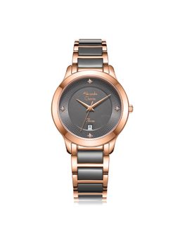 Alexandre Christie - Ac 2A71 Ldb Ladies Passion Watch - Grey Rose Gold (S)