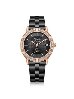 Alexandre Christie - Ac 2A82 Ldb Ladies Passion Watch - Black Rose Gold (S)
