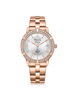 Alexandre Christie - Ac 2A82 Ldb Ladies Passion Watch - Silver Rose Gold (S)