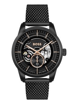 Boss - Sophio Automatic Black Round Dial Men Watch - 1514035 (M)
