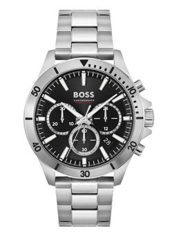 Boss - Troper Chronograph Black Round Dial Men Watch - 1514057 (M)