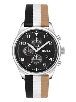 Boss - View Chronograph Black Round Dial Men Watch - 1514062 (M)