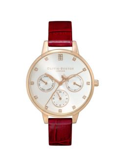 Olivia Burton - Multifunction White Round Dial Women Watch - 24000009 (M)